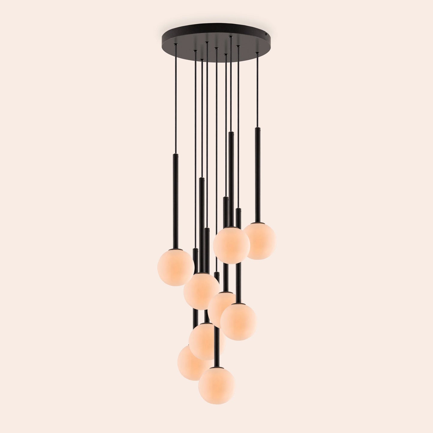 Charcoal grey pendant cluster ceiling light  Pendant Ceiling Light BlissVeranda