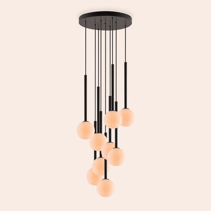 Charcoal grey pendant cluster ceiling light  Pendant Ceiling Light BlissVeranda