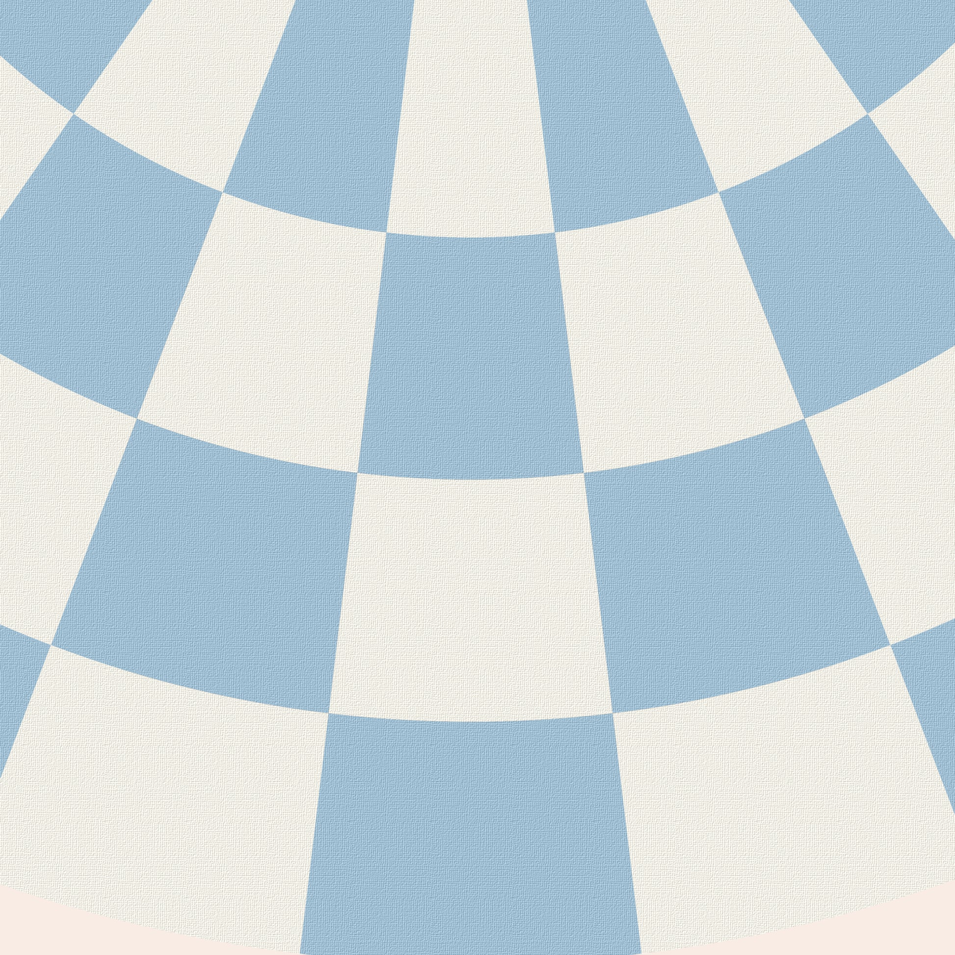 Damson blue check lined cone shade - BlissVeranda