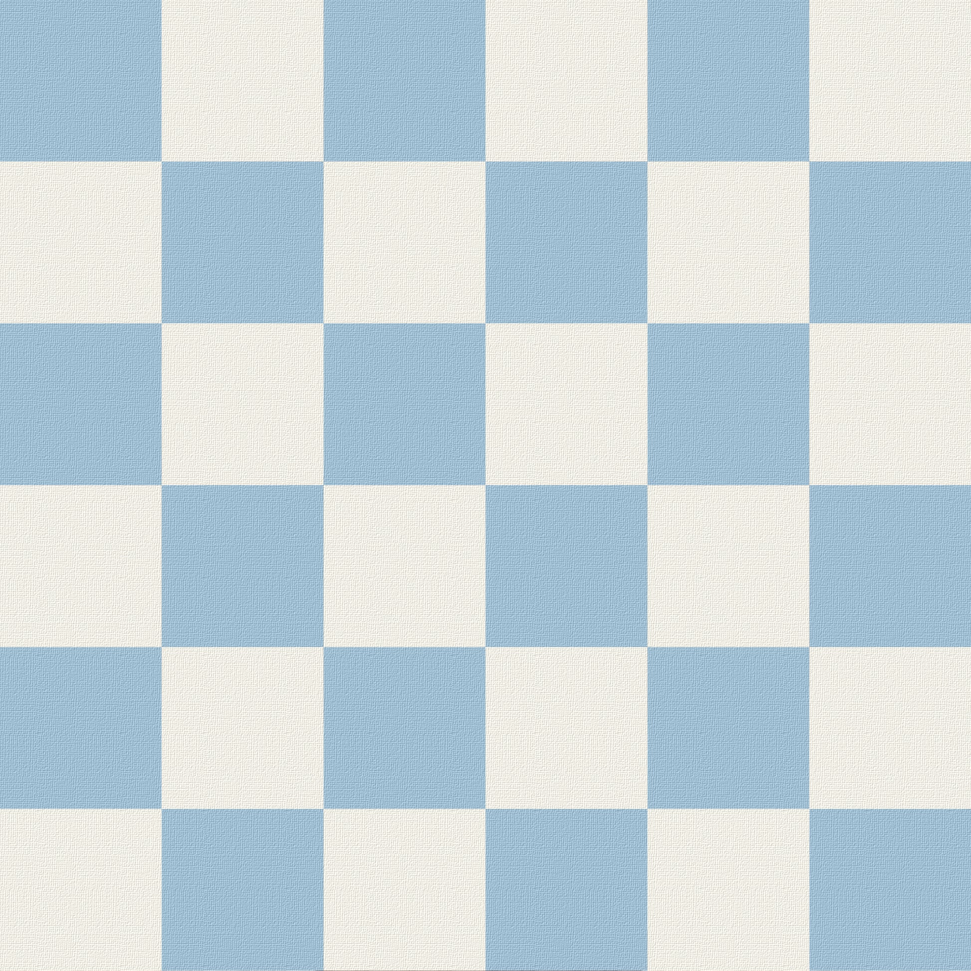 Damson blue check lined drum shade - BlissVeranda