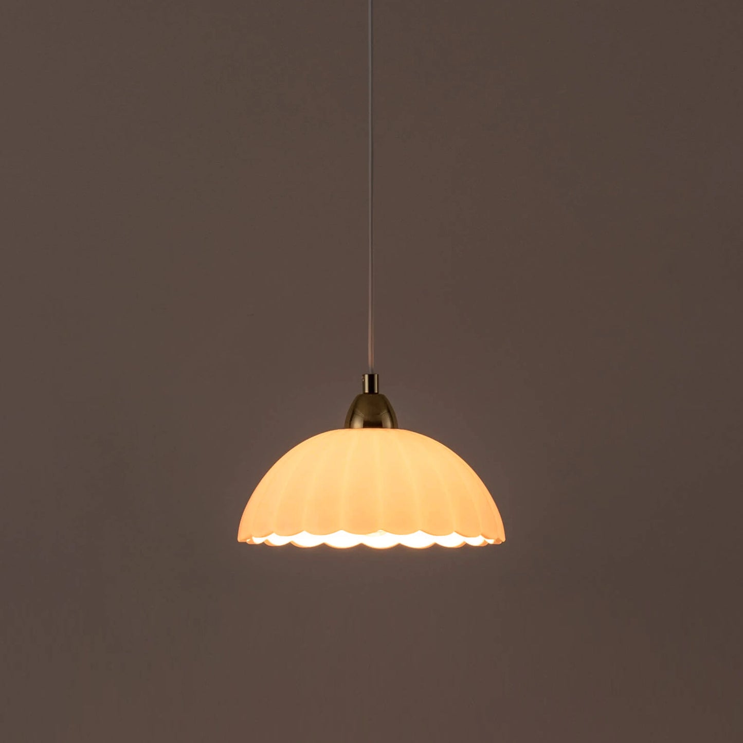 White flower pendant ceiling light - BlissVeranda