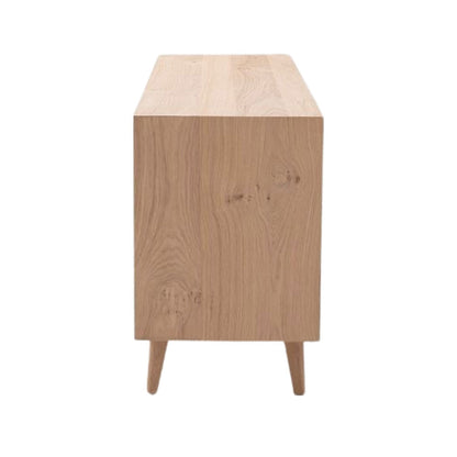 Gallery Milano Oak 6 Drawer Chest of Drawers_luxury furniture side