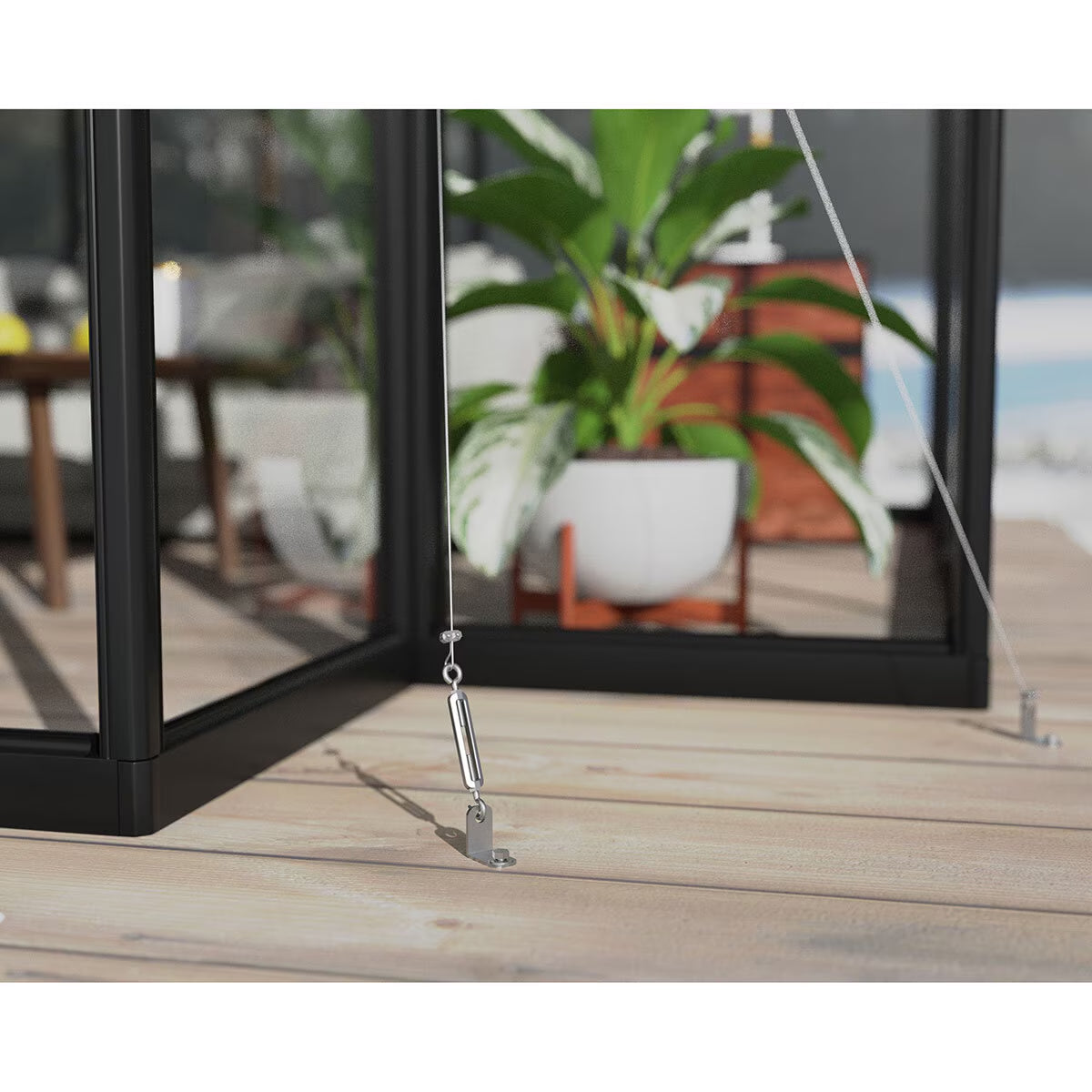 Palram Canopia Triomphe 12Ft 5" X 15Ft (3.8 X 4.5M) Garden Room Greenhouse