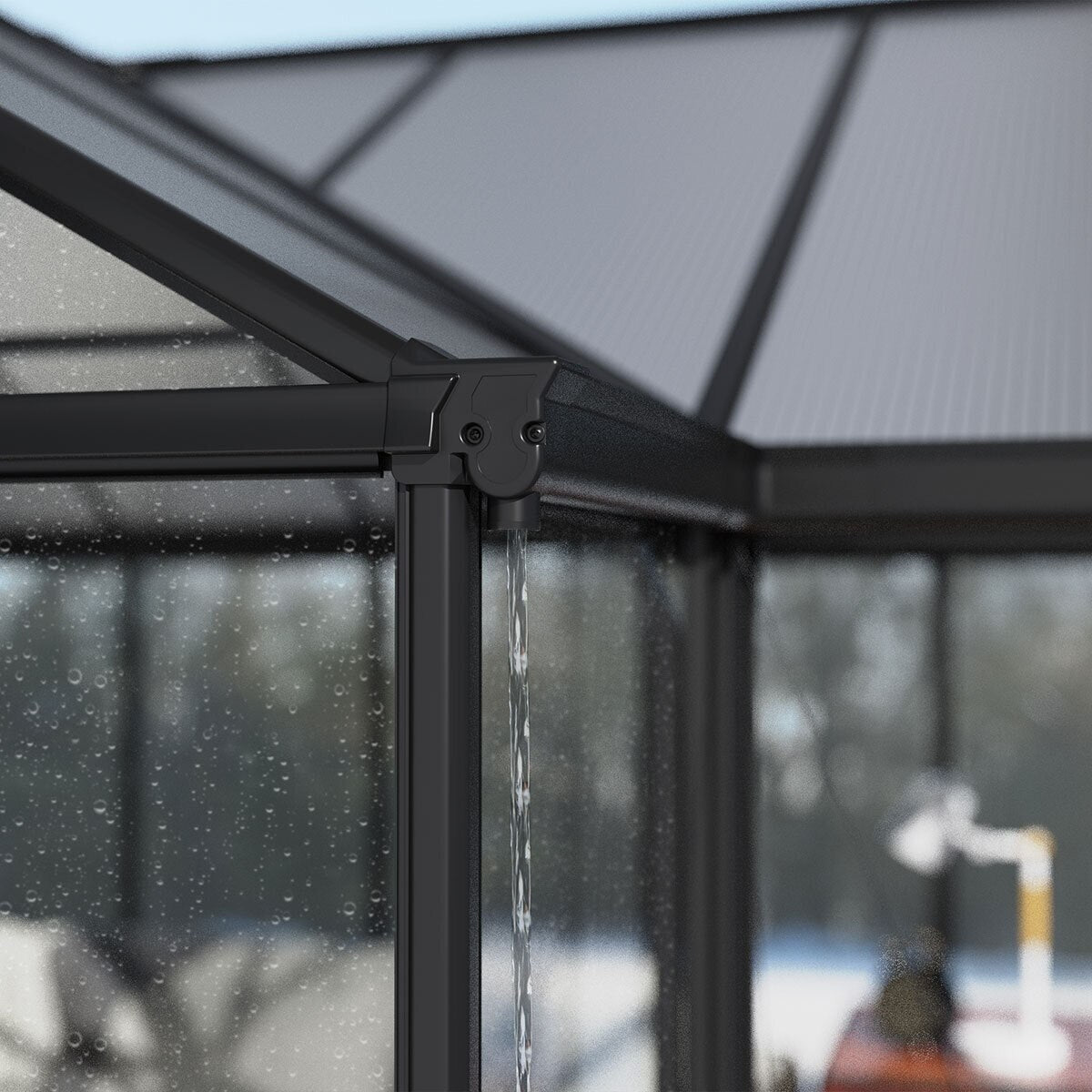 Palram Canopia Triomphe 12Ft 5" X 15Ft (3.8 X 4.5M) Garden Room Greenhouse