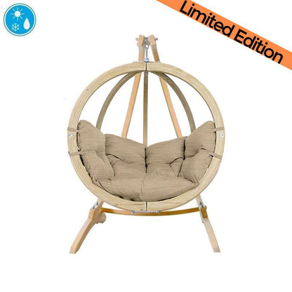 Globo Single Hanging Egg Chair Set