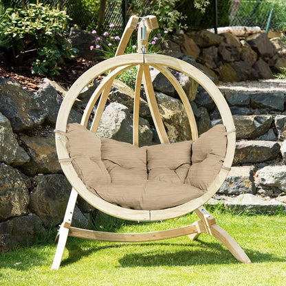 Globo Single Hanging Egg Chair Set