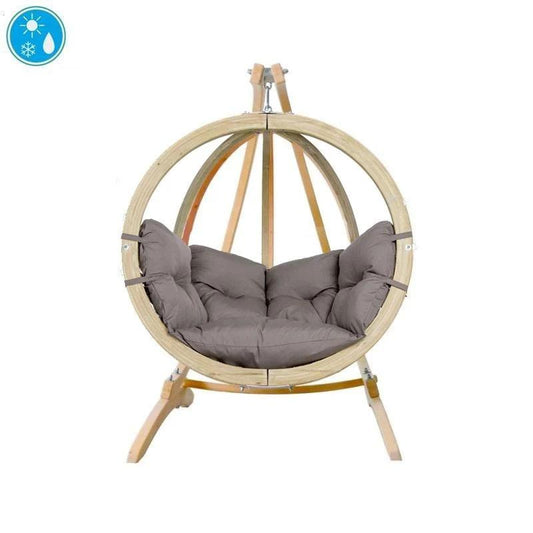 Globo Single Hanging Egg Chair Set