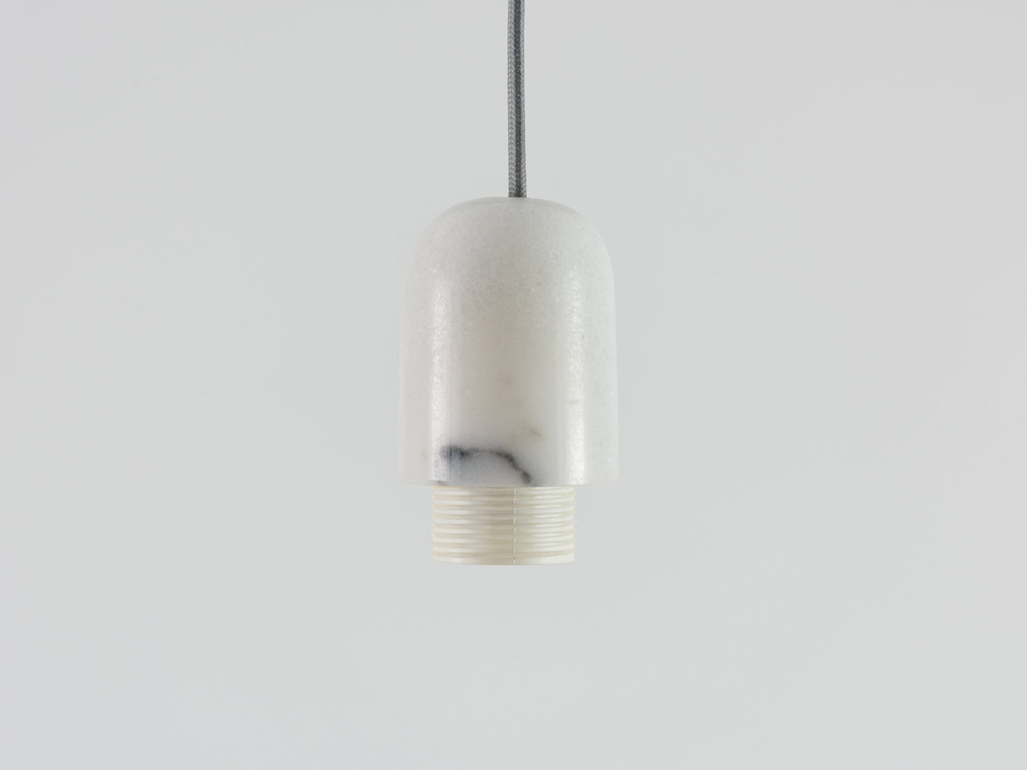 White marble ceiling pendant fitting - BlissVeranda