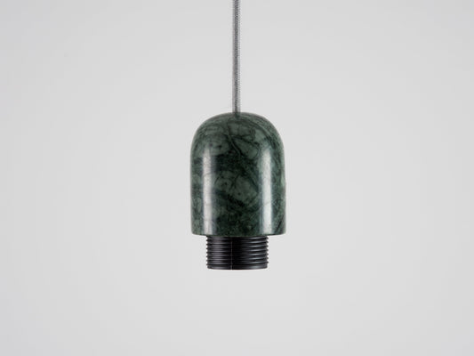 Green marble ceiling pendant fitting - BlissVeranda