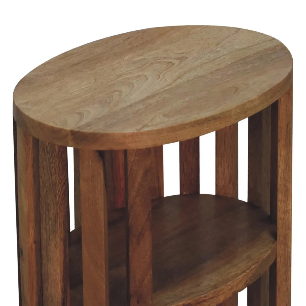 Ariella Double Shelf Oak-ish Bedside