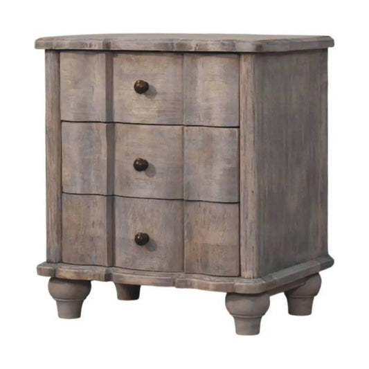 Lume Washed Bedside Table