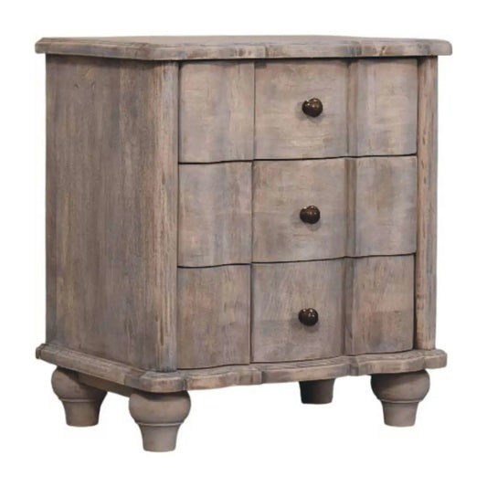 Lume Washed Bedside Table