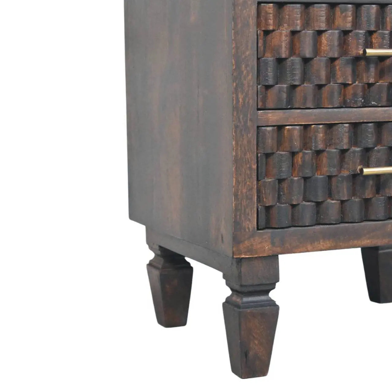 Cadiz Carved Bedside Table   BlissVeranda