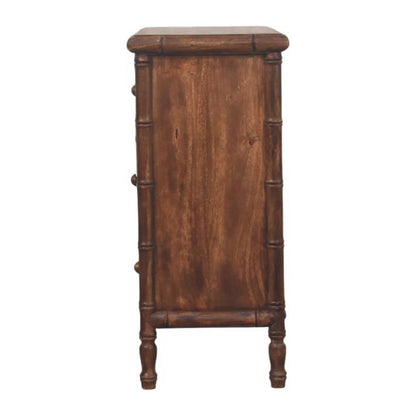 Bamboo Carved 3-Drawer Chest