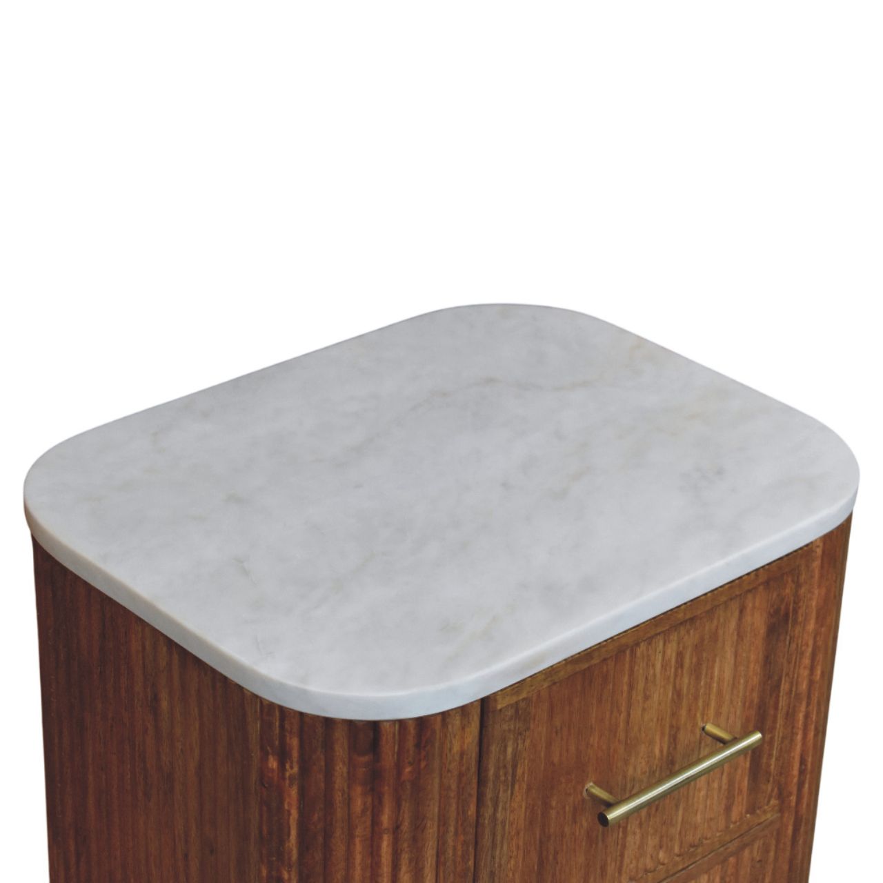 Aurora Marble Bedside   BlissVeranda