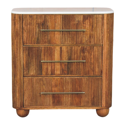 Beaumont Marble Chest   BlissVeranda