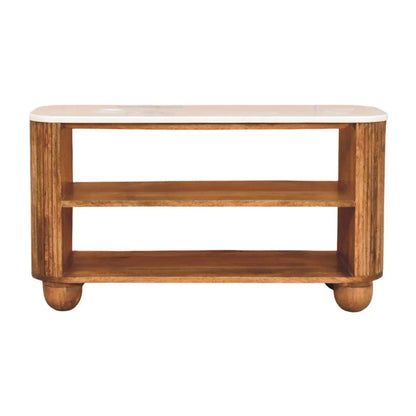 Beaumont Marble Shoe Bench   BlissVeranda