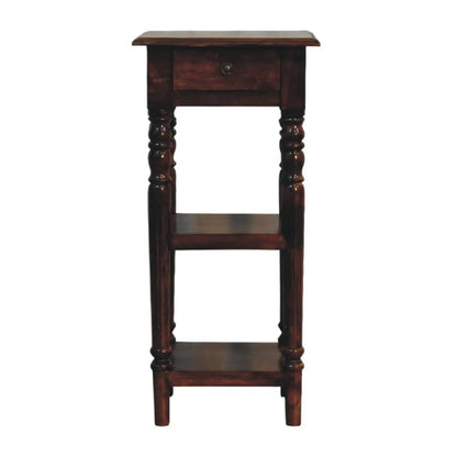 Tall Turned Leg Side Table