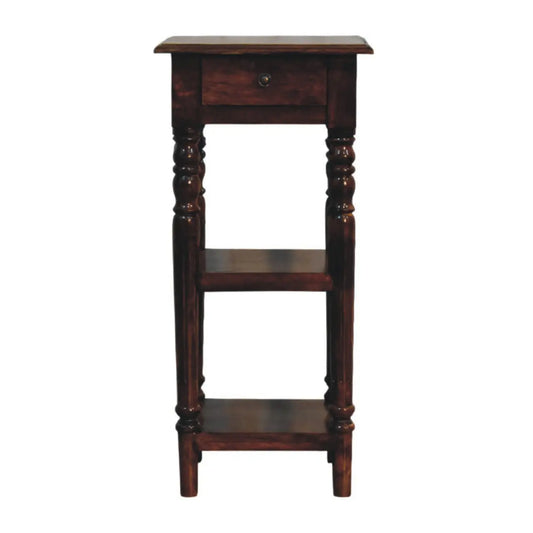 Tall Turned Leg Side Table