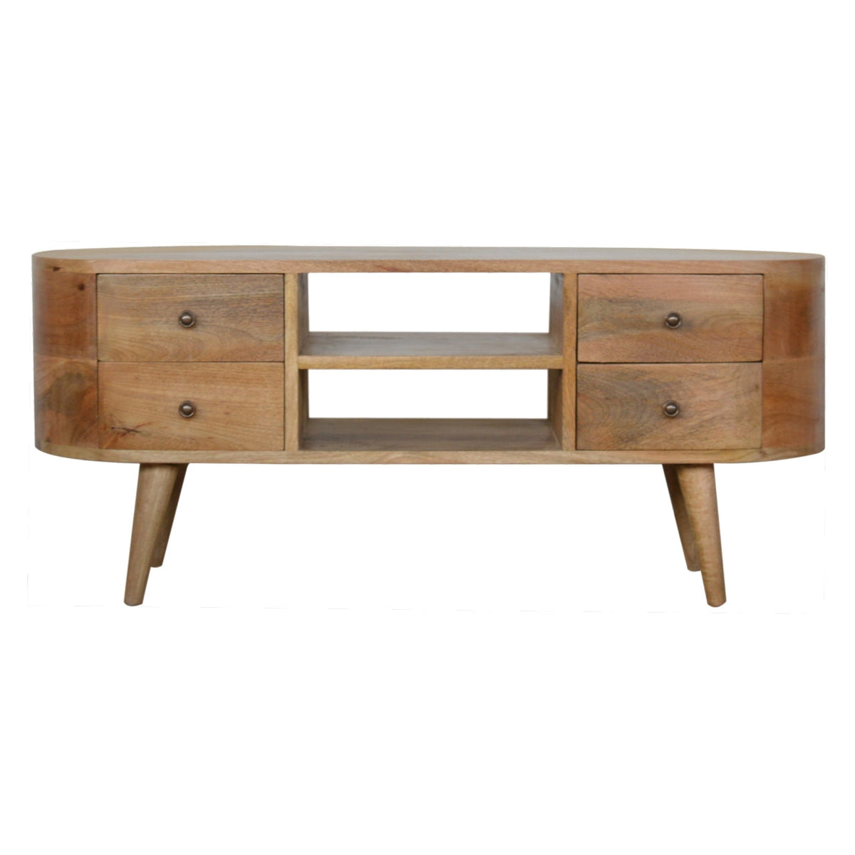 Rounded Entertainment Unit   BlissVeranda
