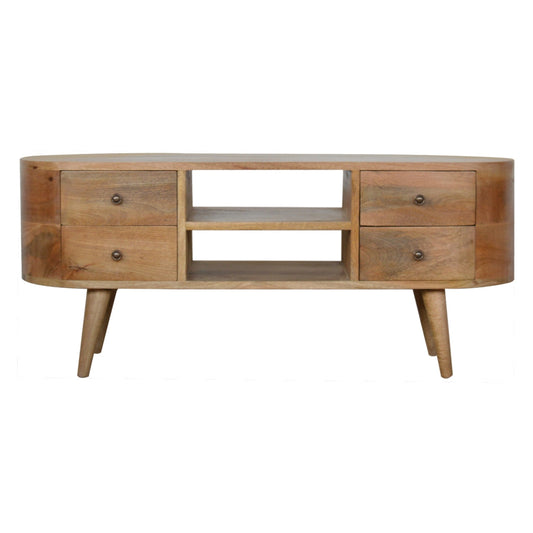 Rounded Entertainment Unit   BlissVeranda