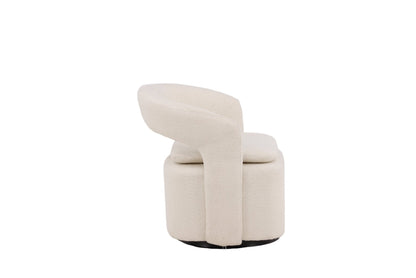 Laurel Single Sofa White Boucle   BlissVeranda