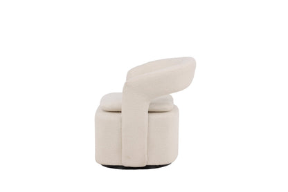 Laurel Single Sofa White Boucle   BlissVeranda
