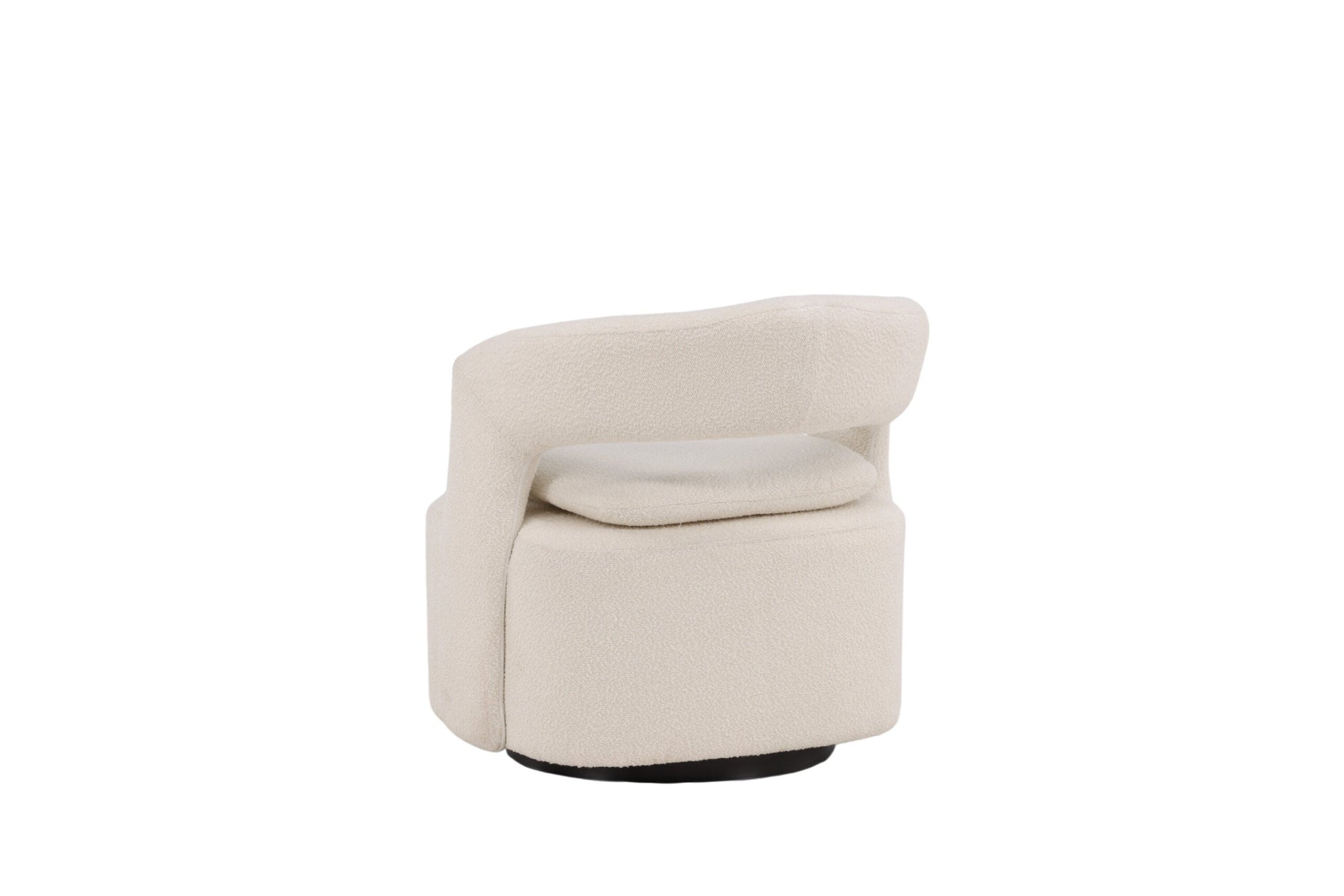 Laurel Single Sofa White Boucle   BlissVeranda