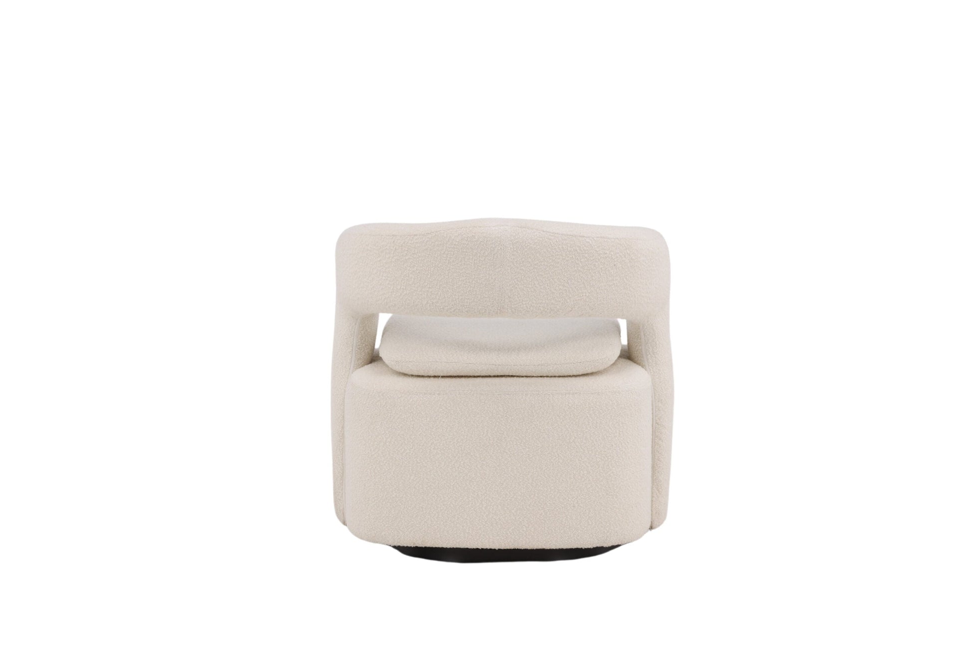 Laurel Single Sofa White Boucle   BlissVeranda