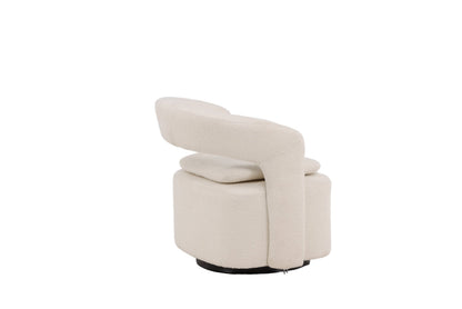 Laurel Single Sofa White Boucle   BlissVeranda