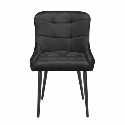 Luxury Indus Valley Kia Ceramic Extending Dining Table + 6 Black Chairs, Seats 6-8