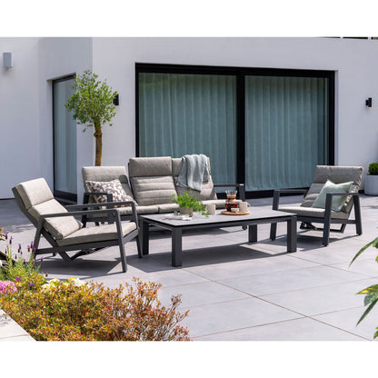 Luxury LIFE Outdoor Living Laguna 4 Piece Recliner Set