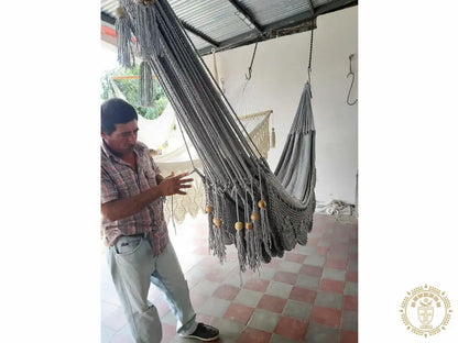 Luxury designer Authentic double hammock from Nicaragua 100% cotton
