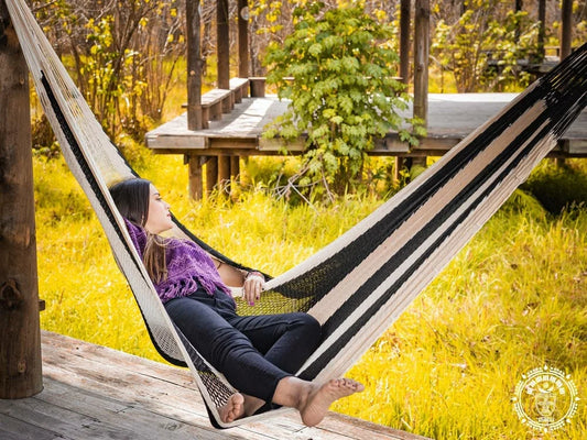Luxury designer Mexican Hammock in 100% Nylon mesh