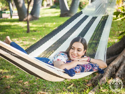 Luxury designer Mexican Hammock in 100% Nylon mesh