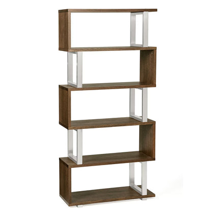 Modern Bentley Designs Tivoli Dark Oak Open Display Bookcase