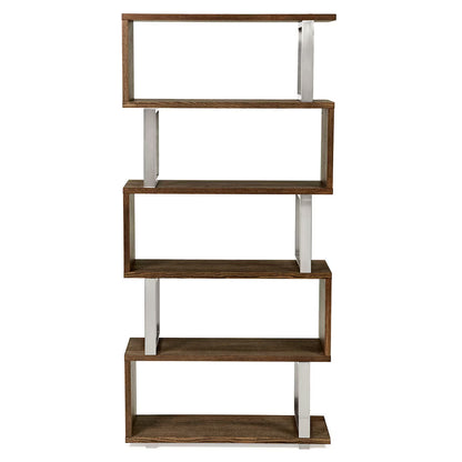 Modern Bentley Designs Tivoli Dark Oak Open Display Bookcase