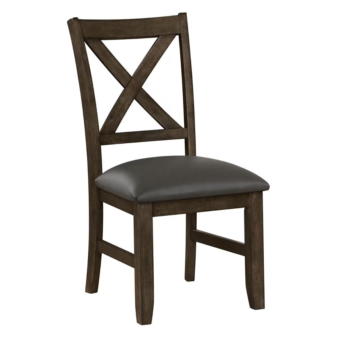 Modern Blakely Extending Dining Table + 6 Cross Back Chairs, Seats 6-8