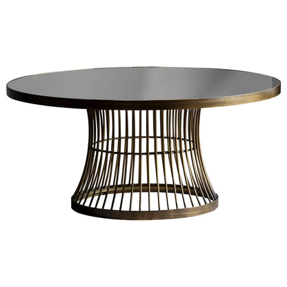 Modern Gallery Pickford Bronze Glass Top Coffee Table