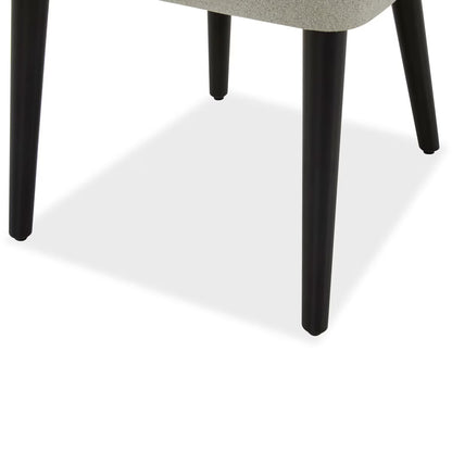 Modern Kobe Grey Fabric Dining Chairs, 2 Pack