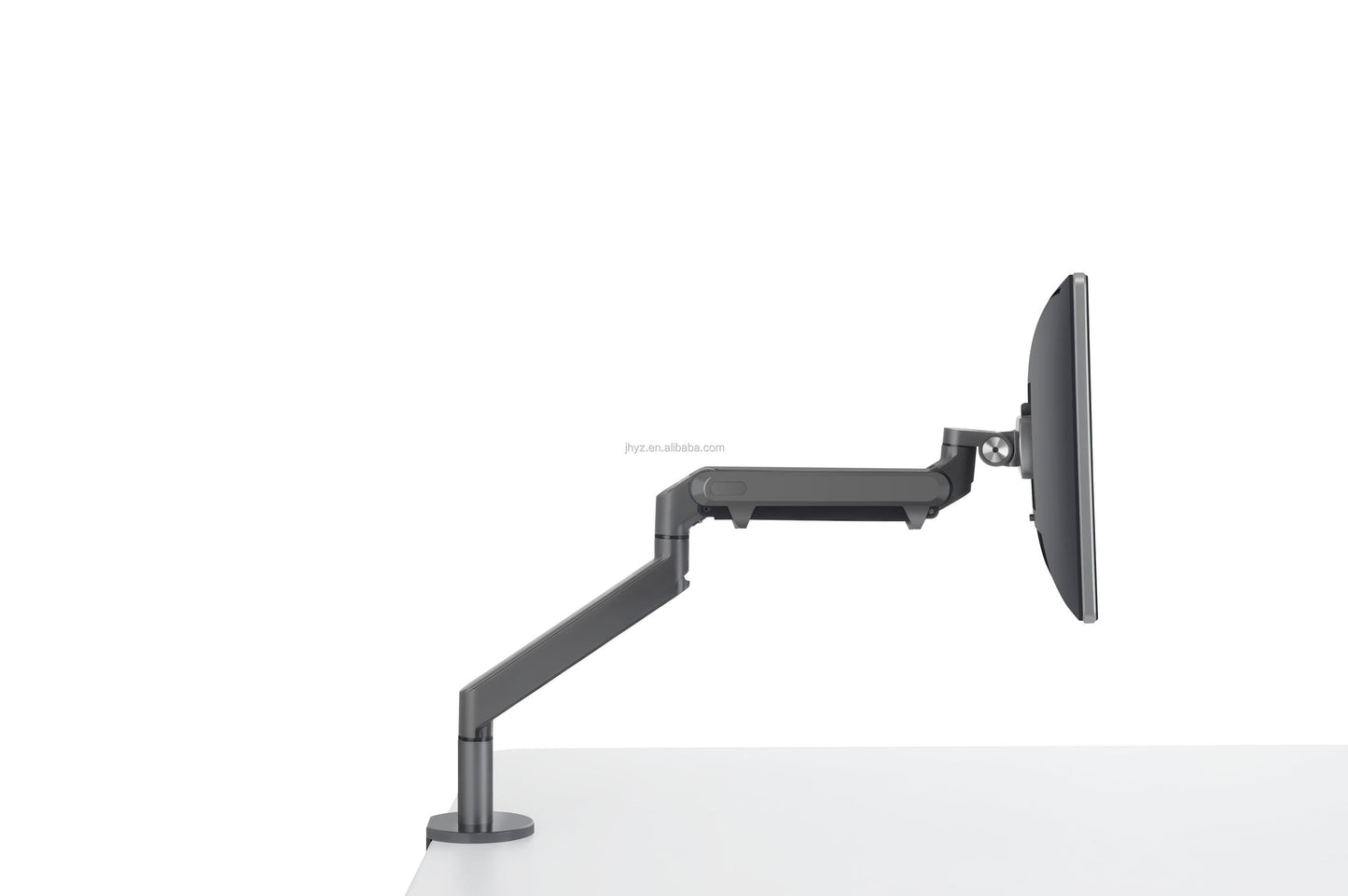 Monitor arm on a white background