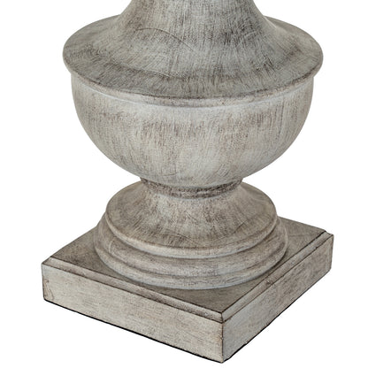 Decorative stone pedestal on a white background