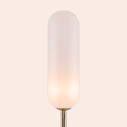 Olive green marble curve floor lamp  Floor lamp BlissVeranda