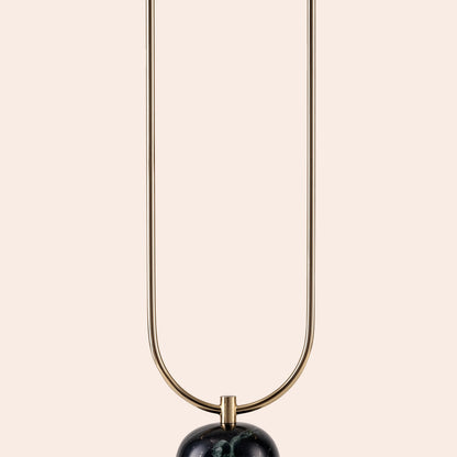Olive green marble curve floor lamp  Floor lamp BlissVeranda