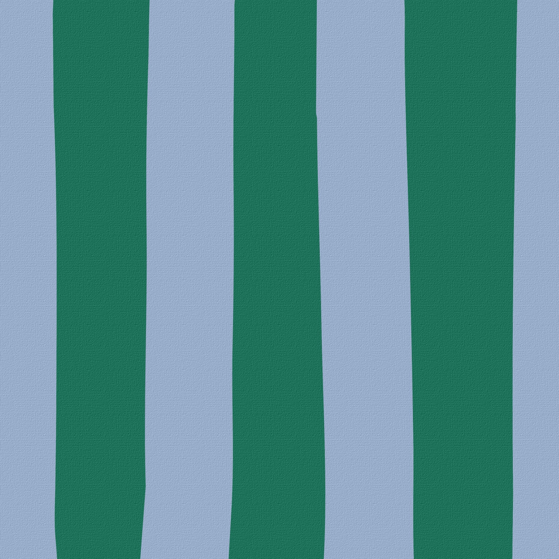 Pool blue & olive green striped drum shade  Printed shade BlissVeranda