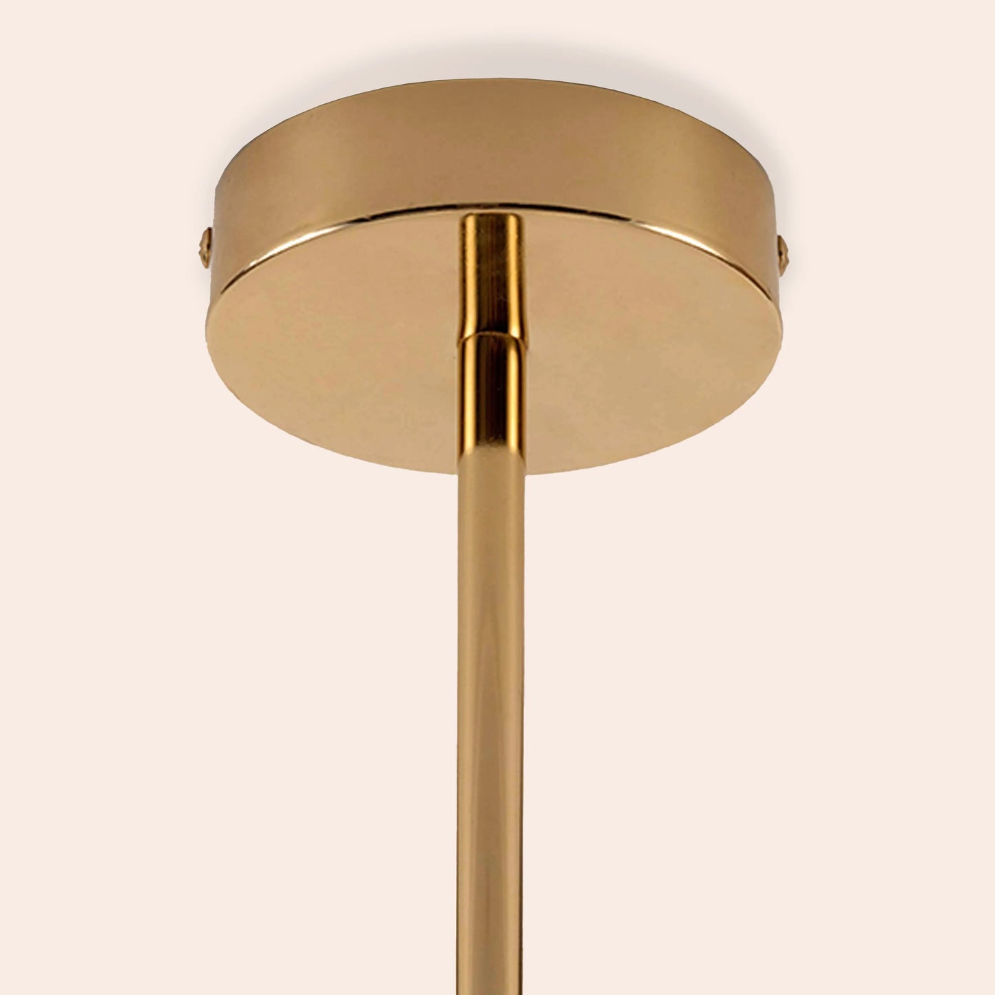 Brass opal disk ceiling light  Bathroom Ceiling Light BlissVeranda