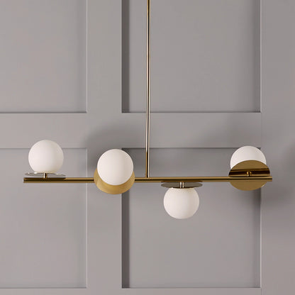 Brass opal disk ceiling light  Bathroom Ceiling Light BlissVeranda