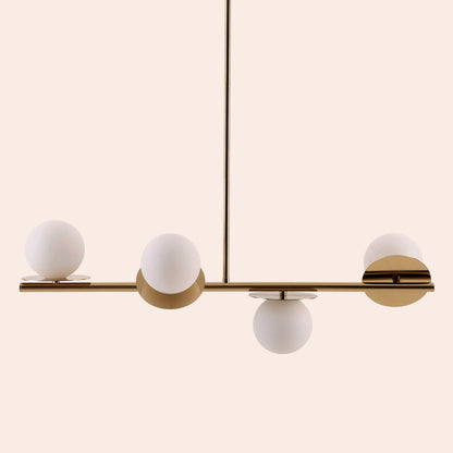 Brass opal disk ceiling light  Bathroom Ceiling Light BlissVeranda