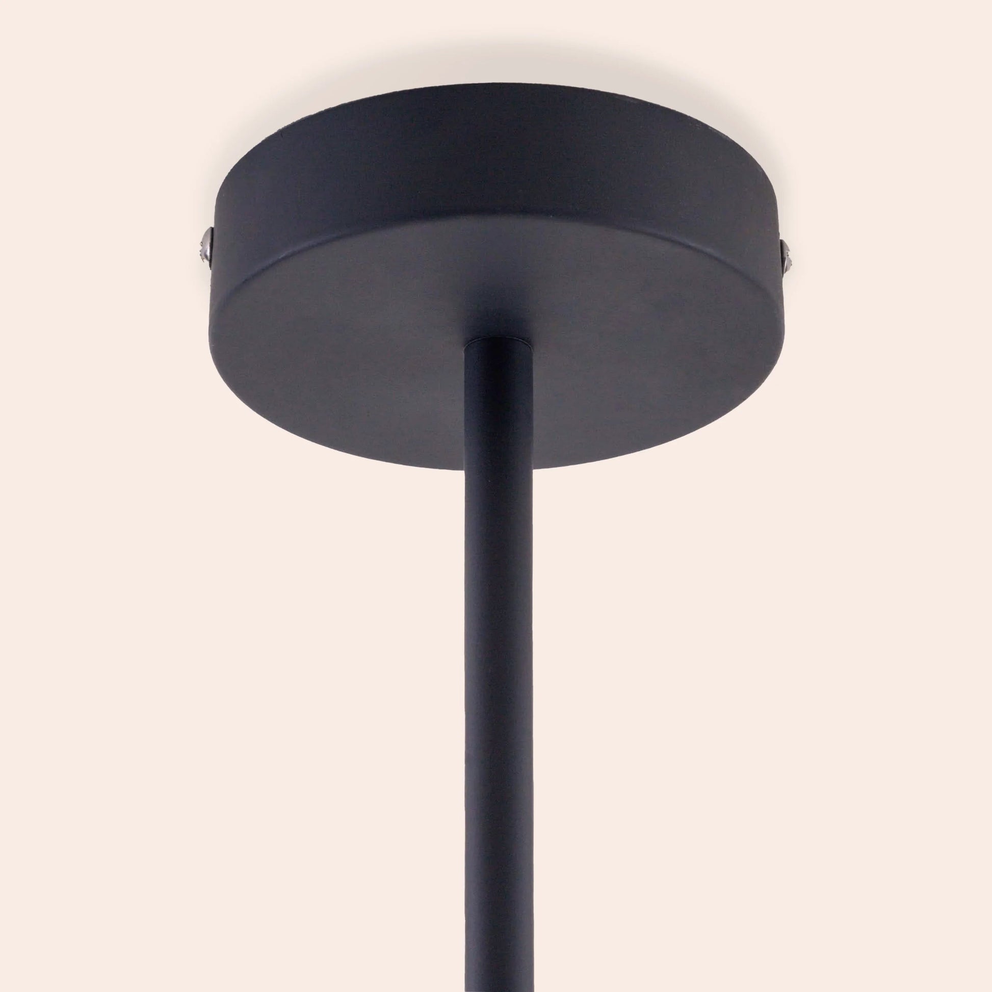 Charcoal grey opal disk ceiling light  Bathroom Ceiling Light BlissVeranda