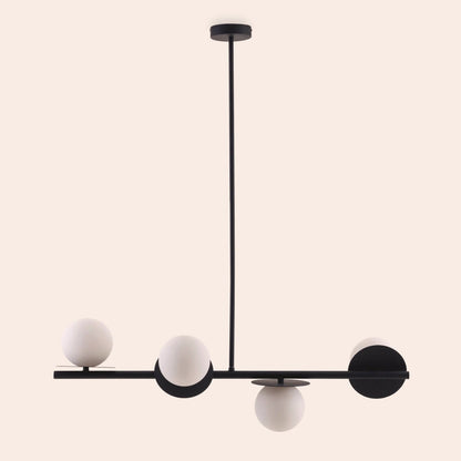 Charcoal grey opal disk ceiling light  Bathroom Ceiling Light BlissVeranda